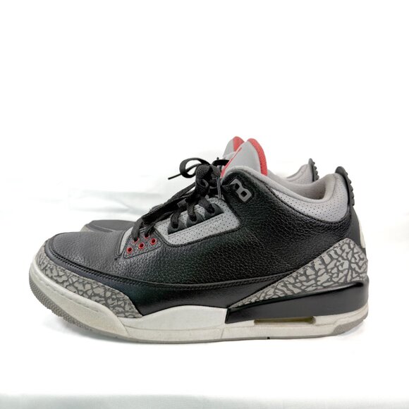 Nike Air Jordan 3 Retro OG “Black Cement” 2018 Size 12 | Pre-Owned | See Details - Picture 8 of 10